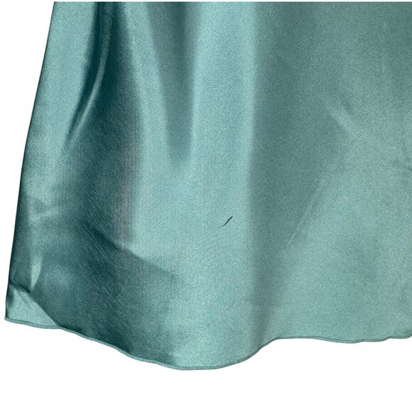 Y2K Babydoll Cami Top Womens Medium Empire Waist Glam Fairy Satin Braided Straps - Picture 5 of 8